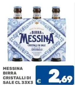 C+C Cash and Carry Messina birra cristalli di sale offerta