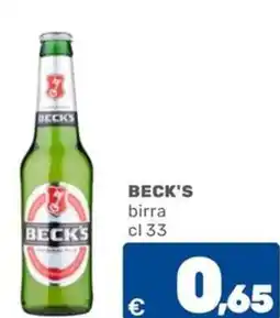 C+C Cash and Carry BECK'S birra offerta