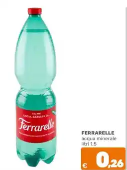 C+C Cash and Carry FERRARELLE acqua minerale offerta