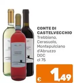 C+C Cash and Carry CONTE DI CASTELVECCHIO Trebbiano, Cerasuolo, Montepulciano d'Abruzzo DOC offerta