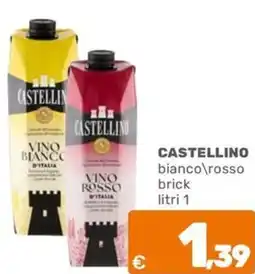 C+C Cash and Carry CASTELLINO bianco\rosso brick offerta