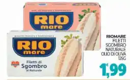 Eté Riomare filetti sgombro naturale olio di oliva offerta