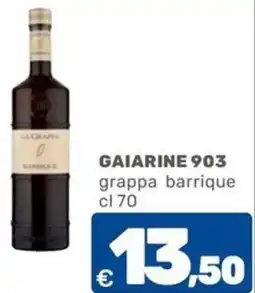 C+C Cash and Carry GAIARINE grappa barrique offerta