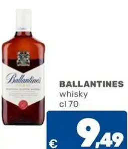 C+C Cash and Carry BALLANTINES whisky offerta
