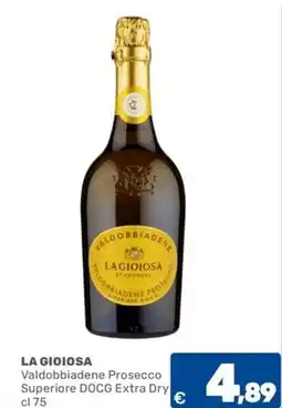 C+C Cash and Carry LAGIOIOSA Valdobbiadene Prosecco Superiore DOCG Extra Dry offerta