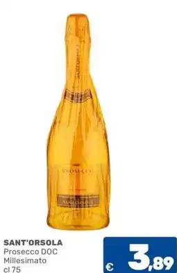C+C Cash and Carry SANT'ORSOLA Prosecco DOC Millesimato offerta