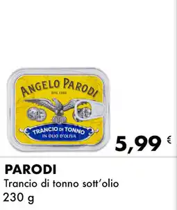 Iper Tosano PARODI Trancio di tonno sott'olio offerta
