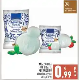Conad Mozzarella Fior di Latte Pettinicchio offerta