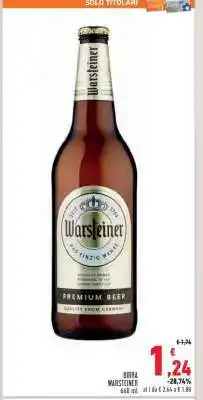 Conad Birra Warsteiner offerta
