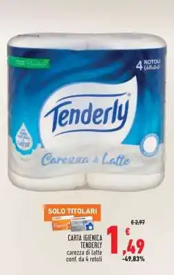 Conad CARTA IGIENICA TENDERLY offerta
