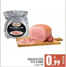 Conad Prosciutto Cotto Fette di Bontà offerta