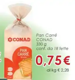 Conad PAN CARRÉ offerta