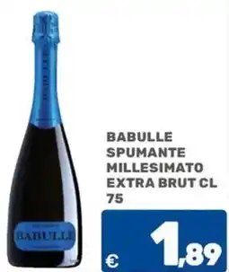 C+C Cash and Carry Babulle spumante millesimato extra brut offerta
