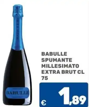 C+C Cash and Carry Babulle spumante millesimato extra brut offerta