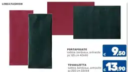 C+C Cash and Carry Portaposate sabbia, bordeaux, antracite offerta