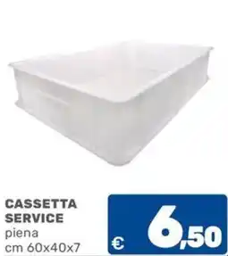 C+C Cash and Carry Cassetta service piena offerta