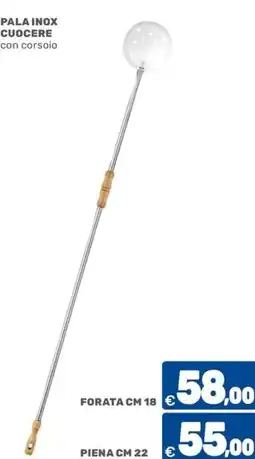 C+C Cash and Carry Pala inox cuocere con corsoio forata offerta