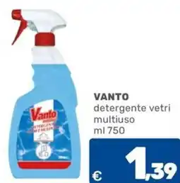 C+C Cash and Carry VANTO detergente vetri multiuso offerta