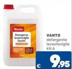 C+C Cash and Carry VANTO detergente lavastoviglie kili 6 offerta