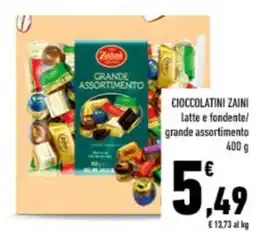 Conad City CIOCCOLATINI ZAINI latte e fondentel/grande assortimento offerta
