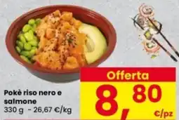 Interspar Pokè riso nero e salmone offerta