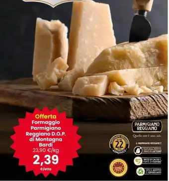 Formaggio Parmigiano Reggiano D.O.P. di Montagna Bardi