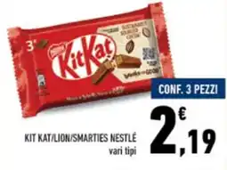 Conad City Kit kat/lion/smarties nestlé offerta