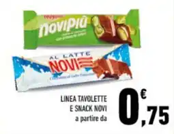 Conad City Linea tavolette e snack NOVI offerta