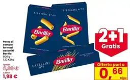Interspar Pasta di semola Barilla offerta