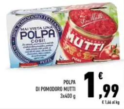 Conad City Polpa di pomodoro MUTTI offerta