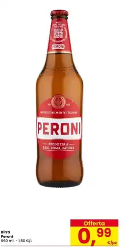 Interspar Birra Peroni offerta