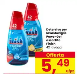 Interspar Detersivo per lavastoviglie Power Gel Finish offerta