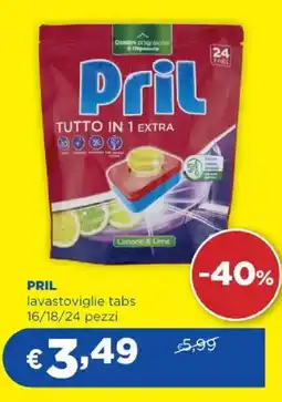 Acqua & Sapone PRIL lavastoviglie tabs offerta