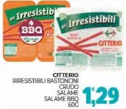 Eté Citterio irresistibili bastoncini crudo salame salame bbq offerta