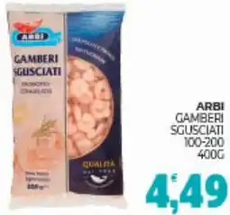 Eté Arbi gamberi sgusciati 100-200 offerta