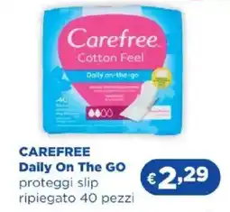 Acqua & Sapone CAREFREE Daily On The GO proteggi slip ripiegato offerta