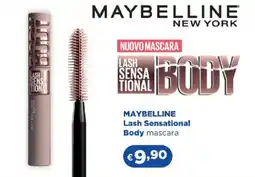 Acqua & Sapone MAYBELLINE Lash Sensational Body mascara offerta