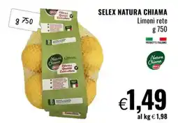 Famila SELEX NATURA CHIAMA Limoni rete offerta