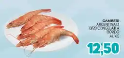 Eté Gamberi argentina L1 10/20 congelati a bordo offerta