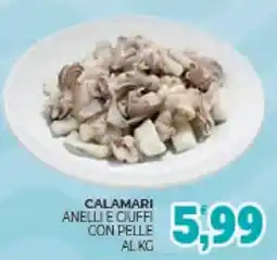 Eté Calamari anelli e ciuffi con pelle offerta