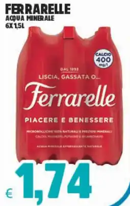Eté Ferrarelle acqua minerale offerta