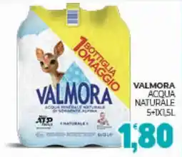Eté Valmora acqua naturale offerta