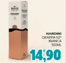 Eté Nardini grappa 50° bianca offerta