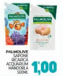 Eté Palmolive sapone ricarica acquarium mandorla offerta