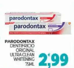 Eté Parodontax dentifricio original ultra clean whitening offerta