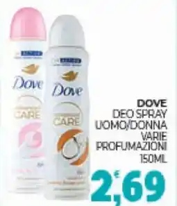Eté Dove deo spray uomo/ donna offerta