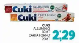 Eté Cuki alluminio 16 mt carta forno offerta