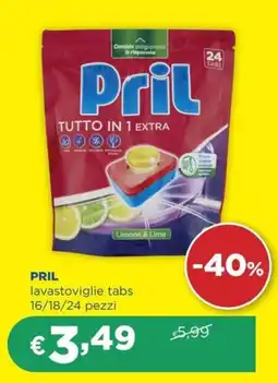 La Saponeria PRIL lavastoviglie tabs offerta