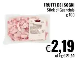 Famila FRUTTI DEI SOGNI Stick di Guanciale offerta