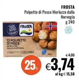 Famila FROSTA Polpette di Pesce Merluzzo dalla Norvegia offerta